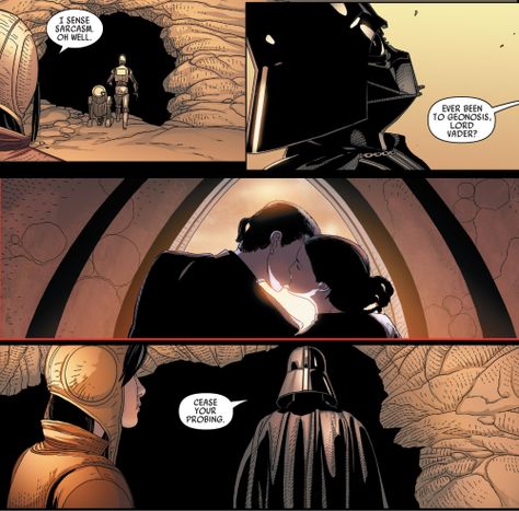 “Ever been to Geonosis, Lord Vader?” Anakin Comic, Darth Vader And Padme, Vader And Padme, Anakin Padme, Comic Panel, Anakin And Padme, Star Wars Anakin, Star Wars Ahsoka, Star Wars Comics