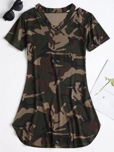 Camouflage Outfits, Looks Jeans, Short Sleeve Pattern, Straight Dress, African Print Fashion Dresses, Fantasy Dress, Camo Print, African Print Fashion, Tee Dress