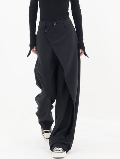 Junior Pants, Wide Leg Dress Pants, Baggy Trousers, Straight Trousers, Pantalon Large, Baggy Pants, Denim Jumpsuit, Look Casual, Outfit Casual