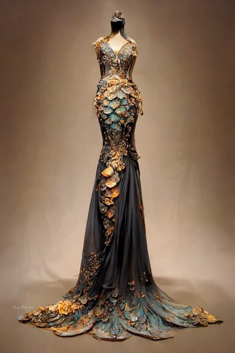 Snake Themed Dress, Snake Wedding Dress, Siren Inspired Dress, Snake Dress Gowns, Mermaid Fantasy Dress, Ocean Goddess Dress, Snake Inspired Dress, Sea Inspired Dress, Water Inspired Dress