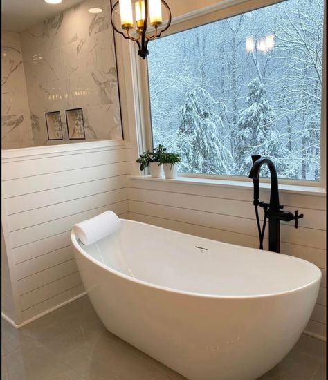 Bathroom Remodel With Soaking Tub, Stand Alone Bath Tub, Bath Tub Bathroom, Chalet Bathroom, Master Bath And Closet, Tub Remodel, Bathroom Freestanding, Bathroom Stand, House Addition