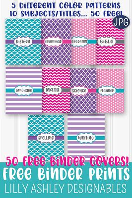 Make it Create...Free Cut Files and Printables: Free Binder Covers Bundle of 50 Free Printable Binder Covers Editable, Free Binder Cover Printables Editable, Printable Binder Covers Free, Free Binder Covers, Editable Binder Covers Free, Binder Inspiration, Binder Covers Free, Cute Binder Covers, School Binder Covers