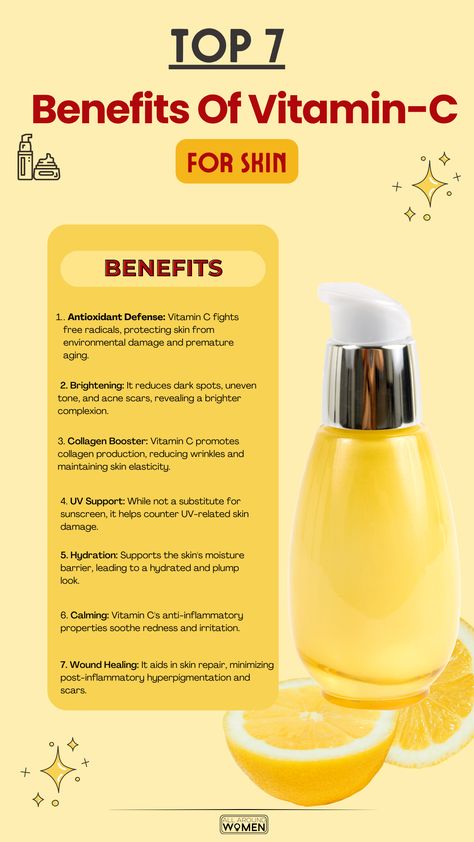 Top-7 Benefits Of Vitamin-C For Skin, Vitamin-C, skin care, skin care routine Benefits Of Vitamin C For Skin, Vitamin C Oil For Face Benefits, Vitamin C Benefits For Skin, Vitamin C Skin Benefits, Benefits Of Vitamin C Serum, Hair Spell, Vitamin Benefits, Vitamin C For Face, Vitamin C For Skin