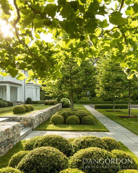 Garden Road Walkways, Garden Tiers, Driveway Entrance Landscaping, Plant Palette, Georgian Revival, Country Property, French Landscape, Concord Massachusetts, Planting Design