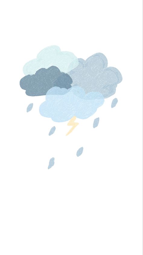 Rainy Illustration, Rainny Day, Rain Illustration, Cultural Design, Dark Green Wallpaper, Cloud Illustration, Background Baby, Goodnotes 5, Graphic Shapes Design