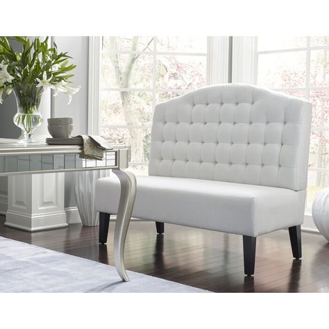 Tufted Leather Chair, Upholstered Bench Bedroom, Banquette Seating In Kitchen, Banquette Bench, Upholstered Banquette, Tufted Loveseat, Banquette Seating, Coastal Furniture, Dining Nook