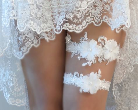 Wedding garter set,Organza flower lace garter,Bridal wedding garter set,Rhinestone detail lace keepsake garter, toss garter, Something blue: Handmade Vintage Garter, Rhinestone Garter, Bride Garter, Lace Garter Set, Garter Wedding, Wedding Garter Lace, Blue Garter, Bridal Garters Set, Wedding Garter Set