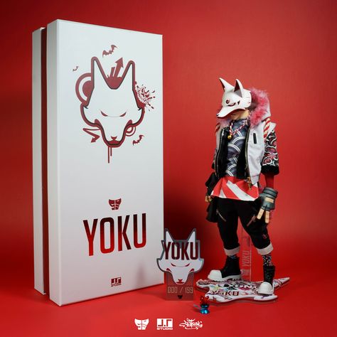 J.Tstudio - Yoku on Behance 3d Karakter, Art Toys Design, Vinyl Art Toys, Toy Packaging, 3d Figures, Vinyl Toys, Action Figures Collection, Designer Toys, Vinyl Art