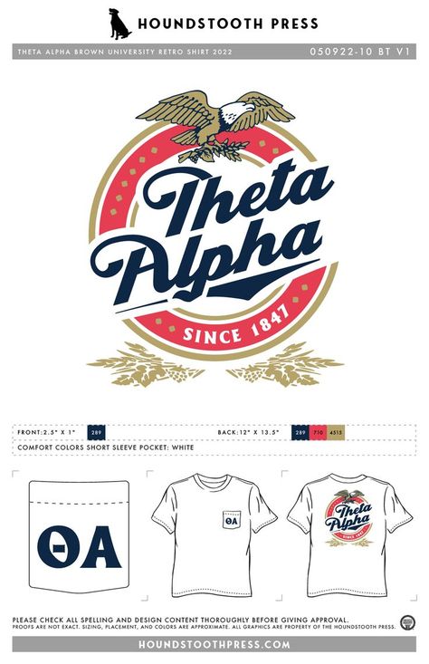 #sorority #fraternity #greeklife #thetaalpha #retro #customdesign #lovethelab // Houndstooth Press Custom Apparel Fraternity Shirt Design, Fraternity Rush Shirts, Rush Shirts, Lord Help Me, Fraternity Shirts, Custom Apparel, Graphic Design Tutorials, Greek Life, Retro Shirts