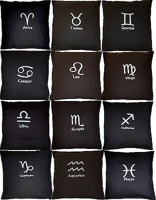 star Sign Zodiac Horoscope birth Sun Astrology Personalised embroidered cushion | eBay Sun Astrology, Diy Embroidery Shirt, Personalised Embroidery, Loom Crochet, Aries And Gemini, Geek Shirts, Embroidery Shirt, Embroidery Tshirt, Sign Zodiac