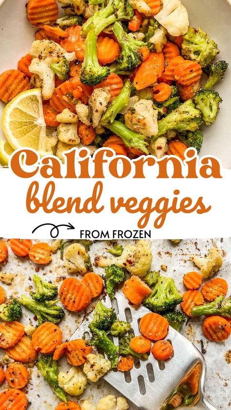 California Mixed Vegetable Recipes, California Blend Recipe, Vegetable Blend Recipe, Mixed Veggie Recipes, Mixed Vegetables Recipes, California Blend Vegetables, Veggie Medley Recipes, Frozen Mixed Vegetable Recipes, Veggie Recipes Sides