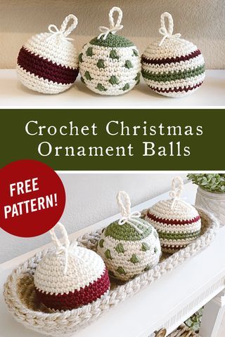 Crocheted Christmas Ornaments, Holiday Crochet Patterns, Crochet Christmas Ornaments Free, Crochet Ornament Patterns, Christmas Crochet Patterns Free, Crocheted Christmas, Crochet Christmas Gifts, Crochet Xmas, Crochet Christmas Trees