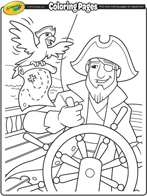 pirate ship Pirate Coloring Pages, Crayola Coloring Pages, Pirate Crafts, Teddy Bears Valentines, Reading Post, Pirate Day, Coloring Pages For Boys, Pirate Birthday, Woody Toy Story