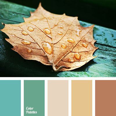 Shades of brown are strongly associated with the colors of autumn, and combined with green and turquoise they acquire particular warmth. This palette is go. Yellow Kitchen Walls, Flat Bedroom, In Color Balance, Color Palette Ideas, Kitchen Wall Colors, Palette Ideas, Design Seeds, Color Balance, Living Room Bathroom