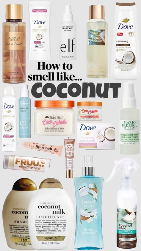 Coconut 🥥🌴 Fragrance Aesthetic, Scent Combos, Coconut Fragrance, Skincare Inspiration, Basic Skin Care Routine, Bath And Body Works Perfume, Shea Body Butter, Perfume Scents, Skin Care Items