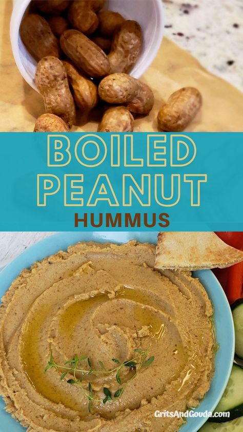 Peanut Hummus Recipe, Boiled Peanuts Recipe Stovetop, Boiled Peanut Recipes, Boiled Peanut Hummus, Hot Boiled Peanuts Recipes, Hawaiian Boiled Peanuts Recipe, Peanut Hummus, Gouda Recipes, Spicy Boiled Peanuts Recipes