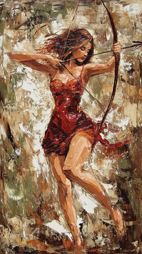 Sagittarius woman exudes charm and freedom, captured in Andrew Atroshenko's romantic style, blending grace with vibrant energy in a celestial dance. Sagittarius Painting, Sagittarius Aesthetic, Sagittarius Woman, Sagittarius Art, Sagittarius Women, Vibrant Energy, Romantic Style, Blending, Muse