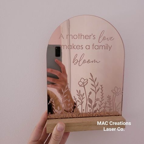 Easy Mother's Day Crafts Cricut, Gifts For Adult Daughters, Gifts Made With Cricut, Mother's Day Diy Gifts, Cards Making Ideas, Baked Gifts, Mom Appreciation Gifts, Unique Teacher Appreciation Gifts, Cricut Gifts