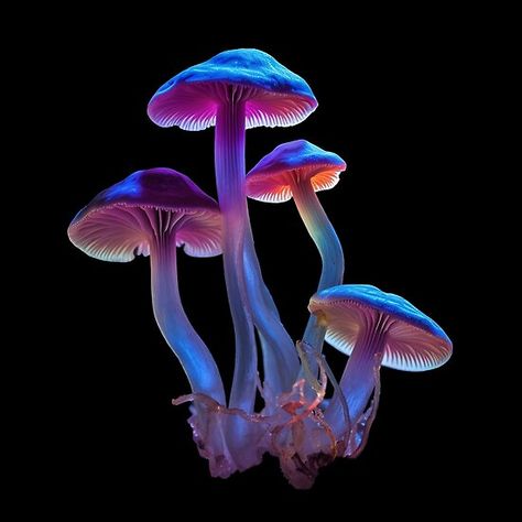 Iridescent Mushroom, Luminescent Mushroom, Magic Mushroom Aesthetic, Mystical Mushrooms, Mushroom Glowing, Alien Mushroom, Psychedelique Mushrooms, Cave Mushrooms, Witchy Mushroom