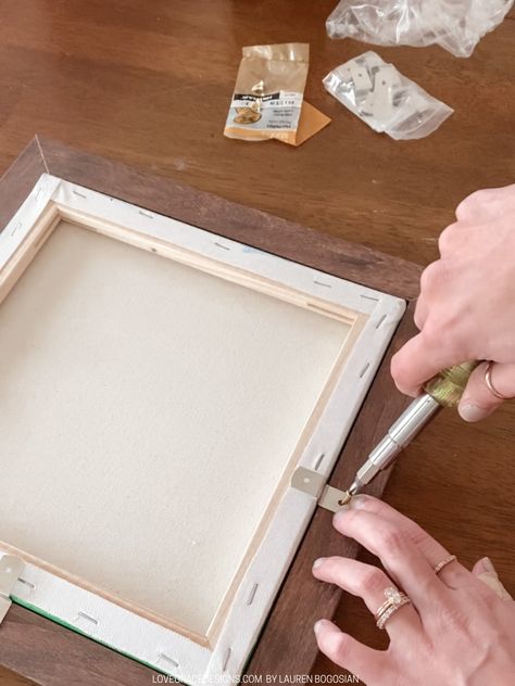 How To Frame a Canvas with a Normal Picture Frame | Love, Grace