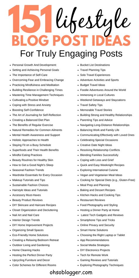 Text reads 151 Lifestyle Blog Post Ideas For Truly Engaging Posts! How To Make Blog Ideas, Topics For Blog Writing, First Blog Post Ideas Lifestyle, Lifestyle Blog Ideas Instagram, Blog Pictures Ideas Lifestyle, Personal Blog Post Ideas Instagram, Daily Blog Post Ideas, Lifestyle Blog Content Ideas, How To Start A Lifestyle Blog