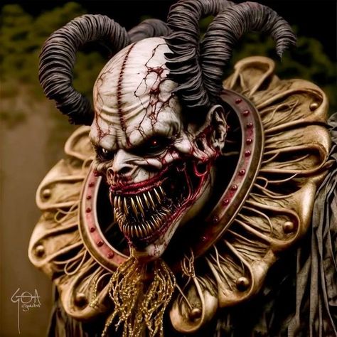 god.of.ai on Instagram: "These damn clowns won't chill out - and there's so many of them! Always more coming 🤡😈 TGIF! #tgif #clown #darkart #horrorart #tattooinspiration #godofai" Cyberpunk Clown, Clown Ideas, Evil Clown Tattoos, Paranormal Pictures, Horror Clown, Killer Clown, Clown Horror, A Darker Shade Of Magic, Clown Tattoo