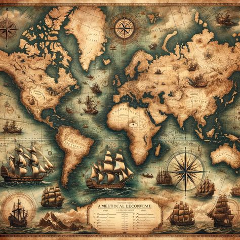 Old Maps Aesthetic, Ancient Map Aesthetic, Old World Maps Vintage, Medieval Maps, Norway Map, Pirate Map, Maps Aesthetic, Fantasy Map Making, Cracked Wallpaper