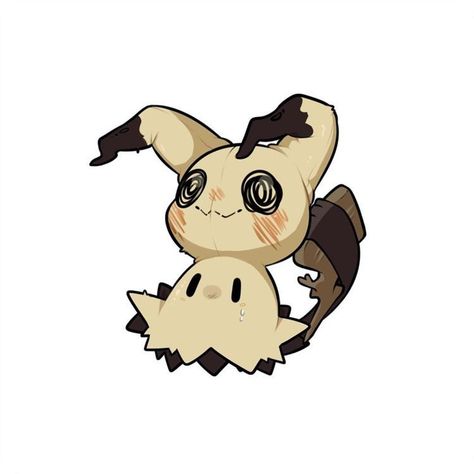 Mimikyu Drawing, Mimikyu Cute, Mimikyu Tattoo, Mimikyu Pfp, Mimikyu Art, Pokemon Mimikyu, Pokemon Fusion Art, Ghost Pokemon, Oc Pokemon