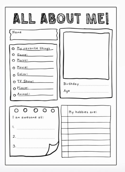 About Me Worksheet For Adults, Introduce Yourself Template Aesthetic, All About Me Ideas High Schools, Things You Like About Me, All About Me Journal Ideas Aesthetic, All About Me Template Tiktok, Get To Know Me Template Aesthetic, If I Were A Template, Notebook Ideas About Me