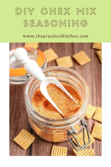 10 minute DIY Chex Mix Seasoning Chex Mix Seasoning Recipes, Chex Mix Seasoning Packet, Chex Mix Flavors, Chex Mix Seasoning, Homemade Chex Mix, Vegan Worcestershire Sauce, Creative Snacks, Seasoning Recipe, Flavor Enhancers