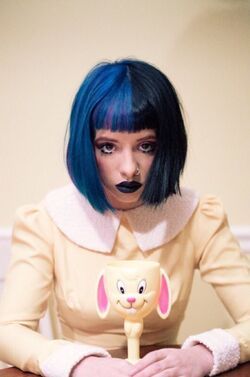 Melanie Martinez Blue, Melanie Martinez, Blue Hair, We Heart It, Lost, Music, Hair, Blue, Instagram