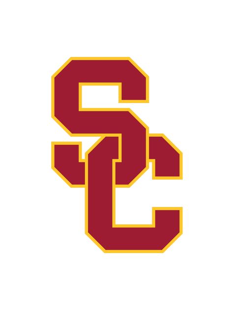 Usc Logo, Usc Trojans Logo, Football Roster, Usc Trojans Football, Usc Football, Conference Logo, Aesthetic Logo, Sport Branding, Fall Camping