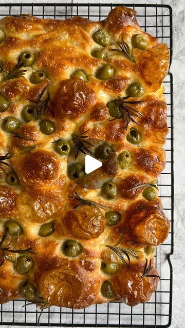 Foccacia Recipe Overnight, Lace Bakes Focaccia, Lacey Ostermann, Overnight Focaccia, Best Focaccia, Sourdough Focaccia Recipe, Foccacia Recipe, Sourdough Focaccia, Foccacia Bread