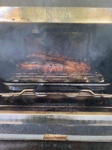 NINJA WOODFIRE OUTDOOR OVEN - RECIPES & TIPS | My first brisket in the nwfo I can’t believe how delicious it turned out | Facebook Ninja Woodfire Outdoor Oven Recipes, Ninja Oven, Woodfire Oven, Homemade Pastrami, Outdoor Oven, Oven Recipes, Food Hacks, Oven, I Can