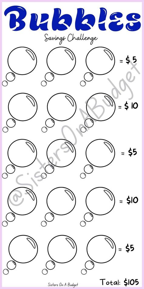 A6 Bubbles Savings Challenge |For A6 Cash Envelopes/Binders| Printable Savings Challenge| Mini Savings Challenge | Digital Print tabletplanner #bloggingplanner #digitalplannertemplate. Small Savings Challenge, Savings Plan Biweekly, Saving Money Monthly, Mini Saving Challenge, Printable Savings Challenge, Financial Budget Planner, Free Budget Printables, Mini Savings Challenge, Saving Money Chart