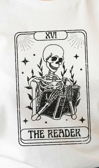 Tarot Book Tattoo, Skull Reading Book Tattoo, Tattoo Ideas Modern, Book Skeleton Tattoo, Tattoo Ideas Reader, 2x2 Tattoo Ideas For Women Simple, Gothic Book Tattoo Ideas, Skulls And Books Tattoos, Creepy Book Tattoo