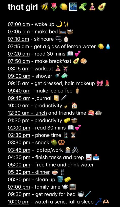 Morning Routines List, School Routine For Teens, Daily Routine Schedule, Morning Routine School, Morning Routine Checklist, Daily Routine Planner, Routine Aesthetic, Girl Routine, Healthy Morning Routine