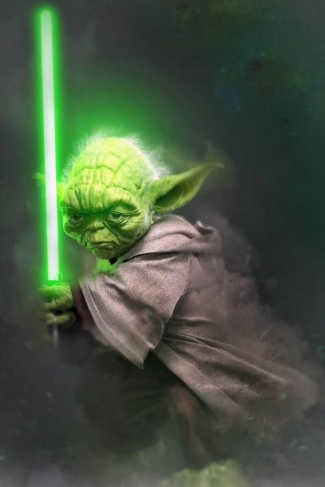 Star Wars Sith Lords, Jedi Master Yoda, Starwars Jedi, Yoda Art, Yoda Images, Yoda Wallpaper, Master Yoda, Star Wars Prints, Star Wars Drawings