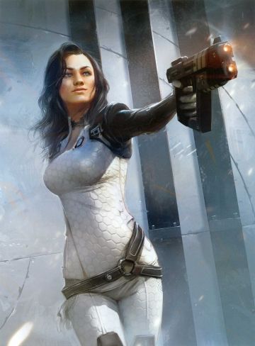 Concept art of Miranda Lawson Lithograph from Mass Effect 2 by Benjamin Huen Mass Effect Miranda, Tali Mass Effect, Miranda Lawson, Mass Effect Universe, Mass Effect Art, Mass Effect 3, Yennefer Of Vengerberg, Rpg Map, Ex Machina