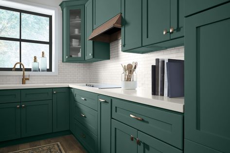 Behr Black Evergreen, Behr Calligraphy, Evergreen Kitchen, Black Evergreen, Behr Paint Colors, Green Kitchen Cabinets, Behr Paint, Green Paint Colors, Aesthetic Green