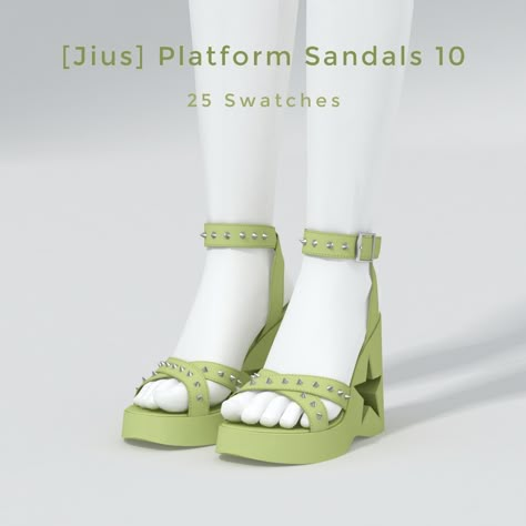 Sims 4 Tennis Shoes, Jius Sims, Platform Knee High Boots, Sims Packs, The Sims 4 Pc, Sims 4 Anime, Cc Shoes, Sims 4 Cc Shoes, The Sims 4 Packs