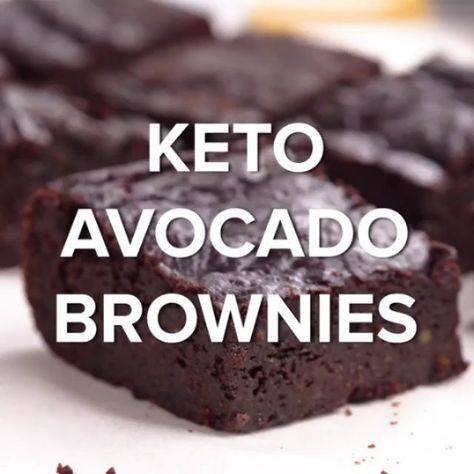 Keto Avocado Brownies, Chocolate Avocado Brownies, Law Carb, Avocado Brownies, Keto Fruit, Low Carb Brownies, Keto Brownies, Traditional Recipes, Low Calorie Desserts