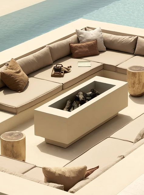 Outdoor Lounge Area, Casa Country, Mediterranean Design, Outdoor Lounge Set, Design Room, Modern Outdoor Furniture, Pool Bar, Interior Modern, Villa Design