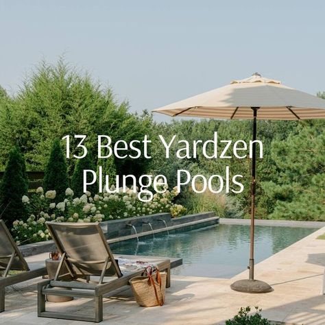 Yardzen | Online Landscape Design & Build on Instagram: "Plunge pools come in all different styles, shapes, and sizes, perfect for all yard types and functional needs. Here, explore thirteen different plunge pool styles in Yardzen yards from across the country." Online Landscape Design, Pool Fashion, Small Pools, Backyard Inspo, Plunge Pool, Small Backyard Landscaping, Small Backyard, Different Styles, Backyard Landscaping