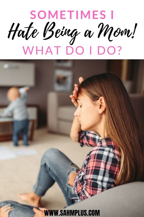 mom holding head in background with baby playing at coffee table.  Sometimes I hate being a mom. Complicated Relationship With Mom, How To Stop Being An Angry Mom, How To Deal With Mom Rage, Motherhood Is Lonely, Newborn Advice, No One Tells You The Hardest Part Of Motherhood, Baby Registry Checklist, Moms Goals, Parenting Knowledge