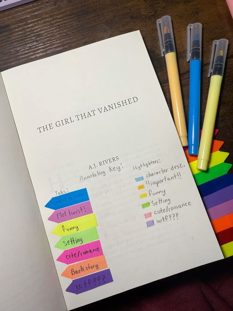 Highlighters and tabs from dollar tree #annotation #reading #crimebooks #pens #highlighters #readingtabs #annotatingaesthetic #annotating #aesthetic Annotating Aesthetic, Cute Romance, Plot Twist, Dollar Tree, Color Coding, Romance, Coding, Let It Be, Reading