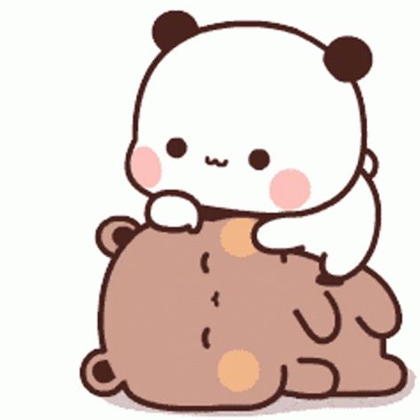 Poke Hug GIF - Poke Hug Sleep - Discover & Share GIFs Gif Kawaii, Calin Gif, Hug Gif, Bear Gif, Chibi Cat, Cute Bunny Cartoon, Cute Bear Drawings, Cute Kawaii Animals, Cute Panda Wallpaper