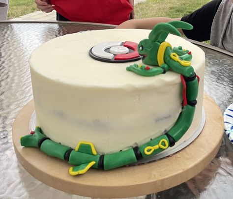 Rayquaza cake Rayquaza Cake, Birthday Cakes, Birthday Cake, Cake, Birthday