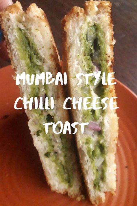 Chilli Cheese Sandwich | Mumbai Street Sandwich - My Dainty Kitchen Dainties Recipes, Tea Time Sandwiches, Street Sandwich, Vegetarian Pasta Sauce, Chilli Cheese Toast, Recipe Sandwich, Cheesy Sandwich, Indian Lunch, Spicy Chilli