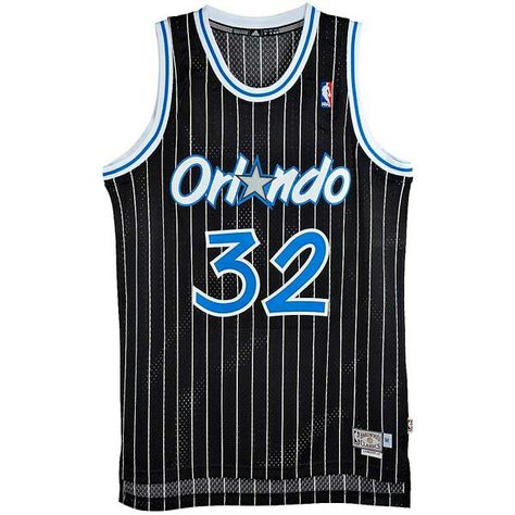 Orlando Magic Jersey (#32) Shaquille O'Neal (Black) Jerseys Outfit, Orlando Magic Jersey, Basketball Jersey Outfit, Nba Basketball Shorts, Basketball Uniforms Design, Eyes Wallpaper, Basketball Uniforms, New Orleans Pelicans, Shaquille O'neal